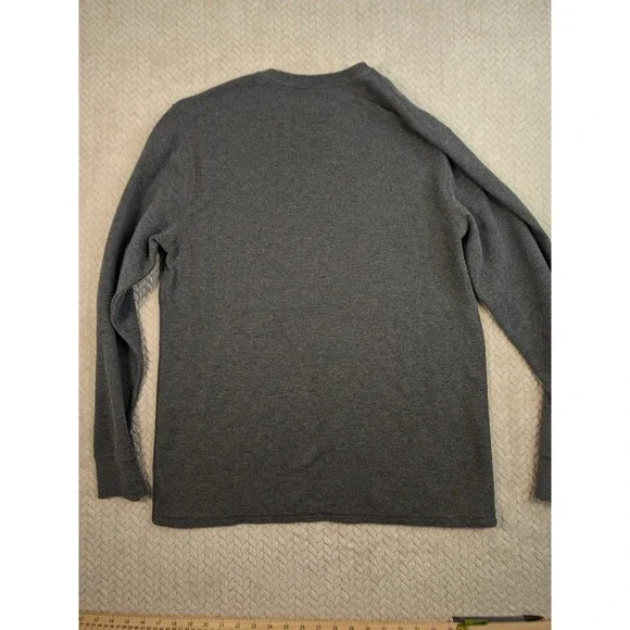 Polo Ralph Lauren Waffle Knit T Shirt Mens Size XL Gray Long Sleeve - Picture 7 of 8